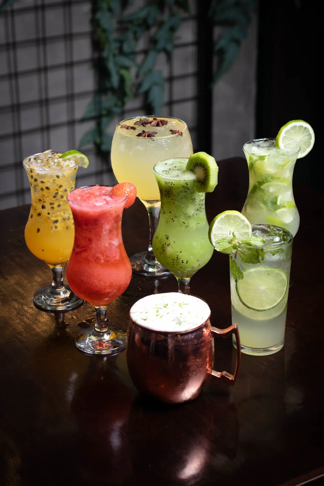 Seleção de drinks do Mandacaru